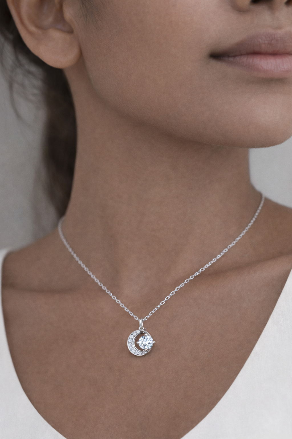 Collier Lune & Étoile