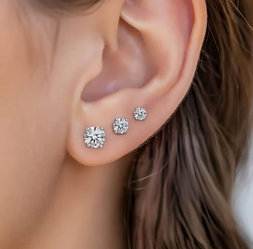 Boucles d’Oreilles Clous Argent 925