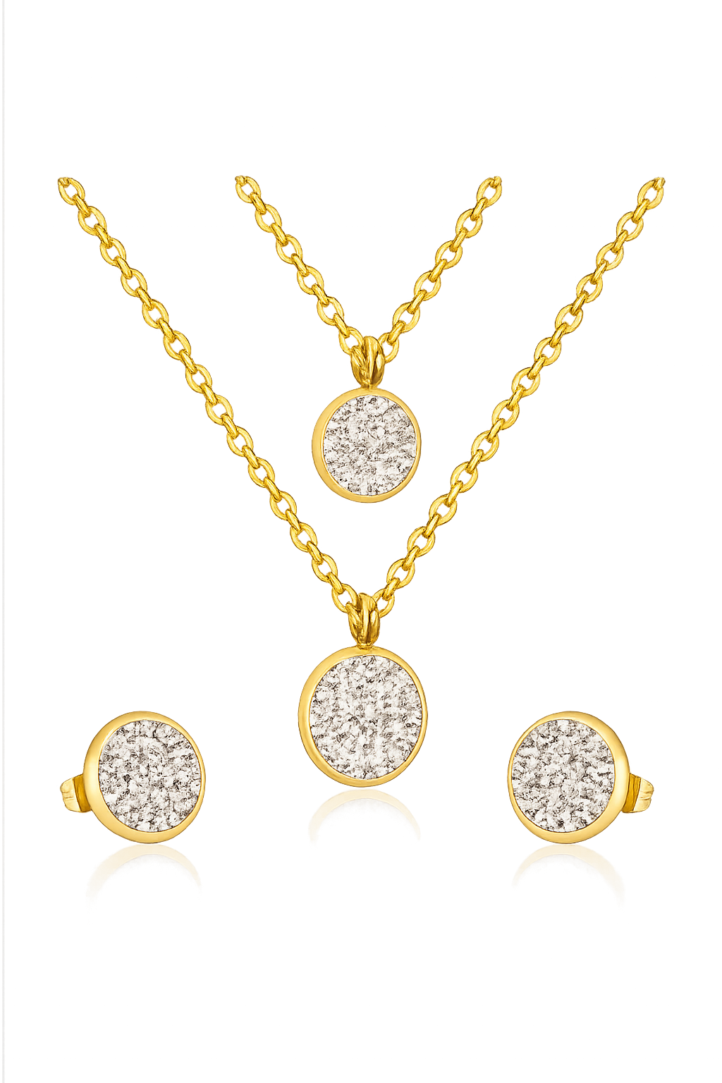 Parure Bijoux Dorée