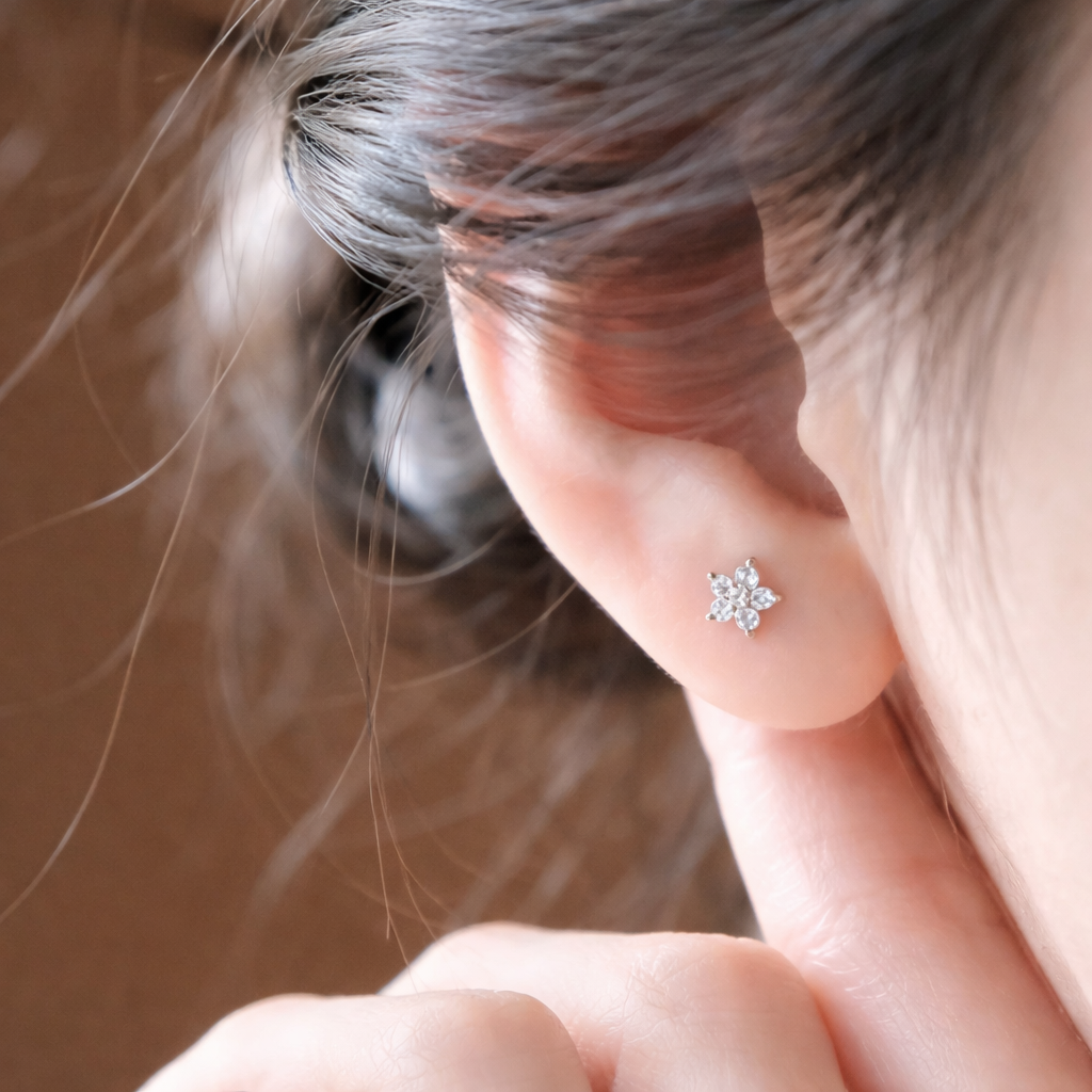 Boucles d’Oreilles  Étoile