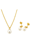 Parure Perle Dorée
