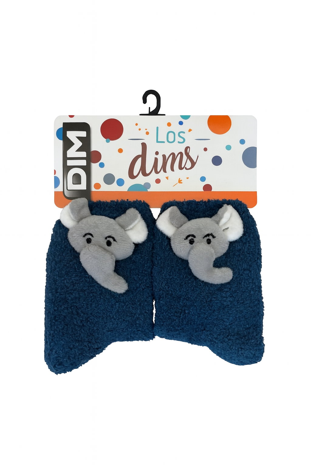 Chaussettes d’intérieur antidérapantes DIM – Modèle éléphant
