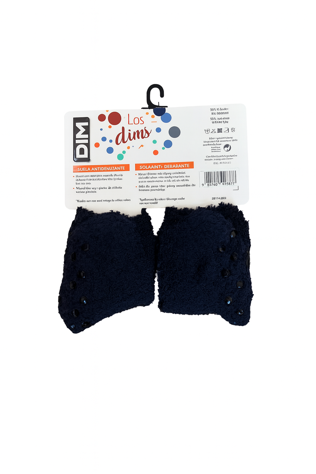 Chaussettes d’intérieur antidérapantes DIM – Modèle singe